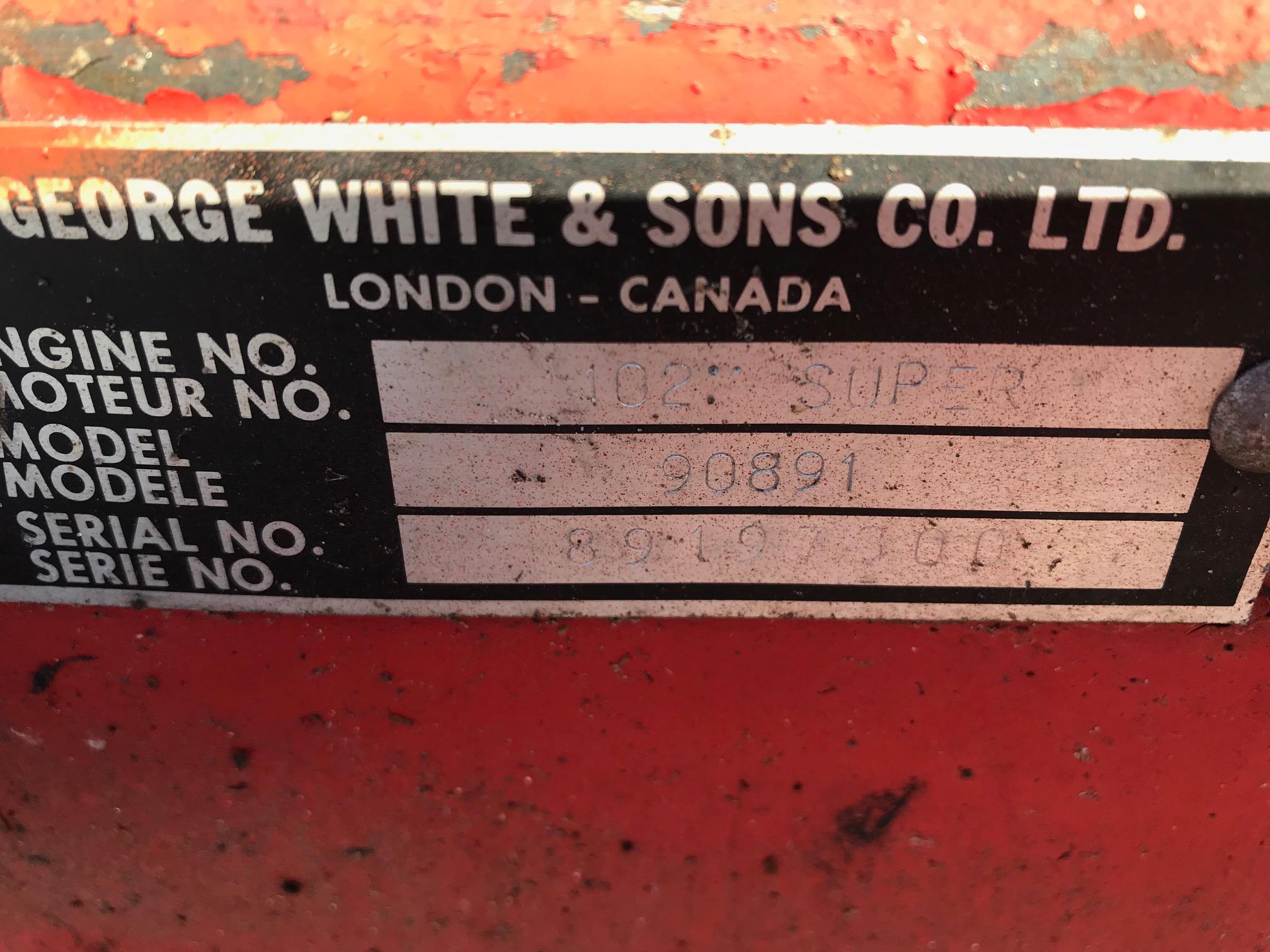 White 8' 2-Stage Double Blizzard Snowblower
