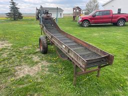 Lockwood 28"x14' Incline Conveyor