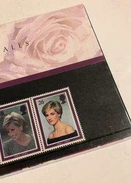 DIANA Princess of Wales Royal Mail Mint Stamp Collection