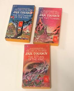 1960's LORD OF THE RINGS Paperback Set by J.R.R. Tolkien