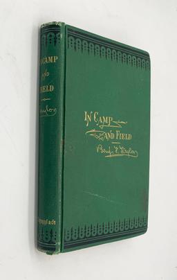 RARE SIGNED Pictures of Life in Camp and Field Benjamin F. Taylor (1875) CIVIL WAR
