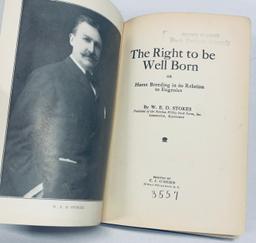 RARE Right to be Well Born - Horse Breeding in its Relation to EUGENICS (1917) SOCIAL ENGINEERING