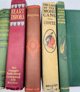 Antiquarian Decorative Book Lot - DICKENS - Louisa May Alcott - Tennyson - Explorers