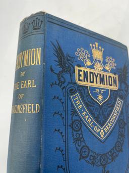 ENDYMION By the Right Honourable The Earl of Beaconsfield (1880)