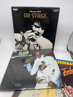Collection of FIVE 1970's ELVIS ALBUMS