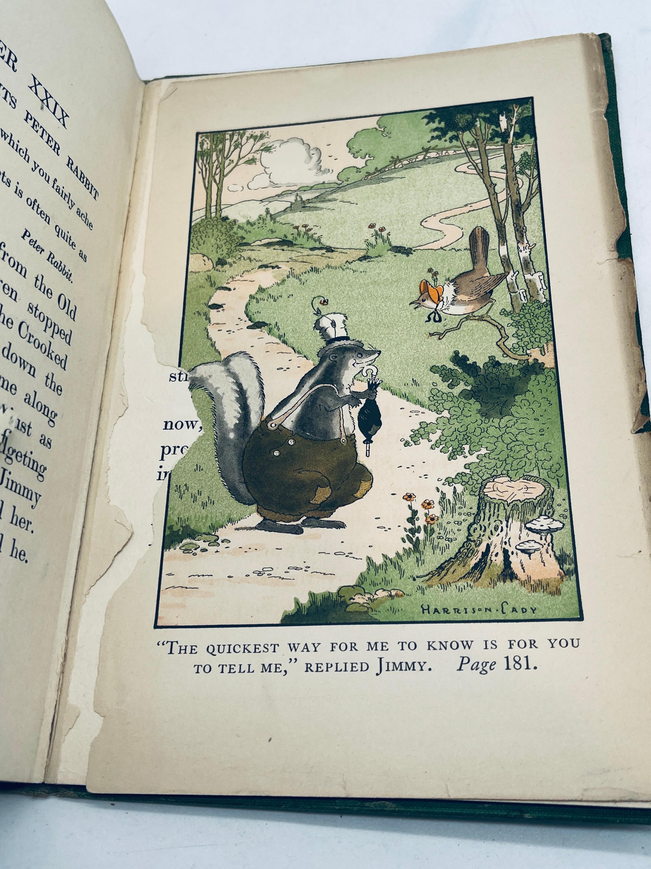 RARE MRS. PETER RABBIT by Thornton W. Burgess (1919) Illustrated