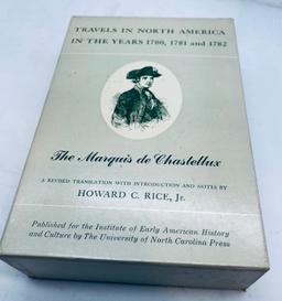 TRAVELS IN NORTH AMERICA In the Years 1780, 1781 and 1782 - Two Volume Set in Slipcase (1963)
