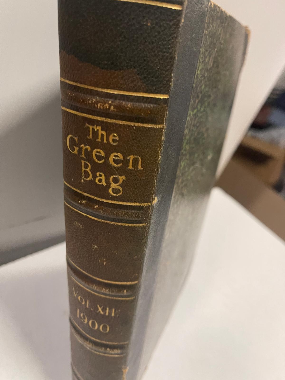 THE GREEN BAG: An Entertaining Magazine for Lawyers (1900)