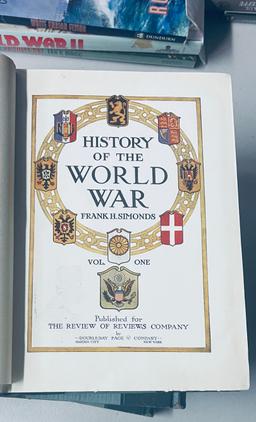 History of the World War (1919) Five Volume Set