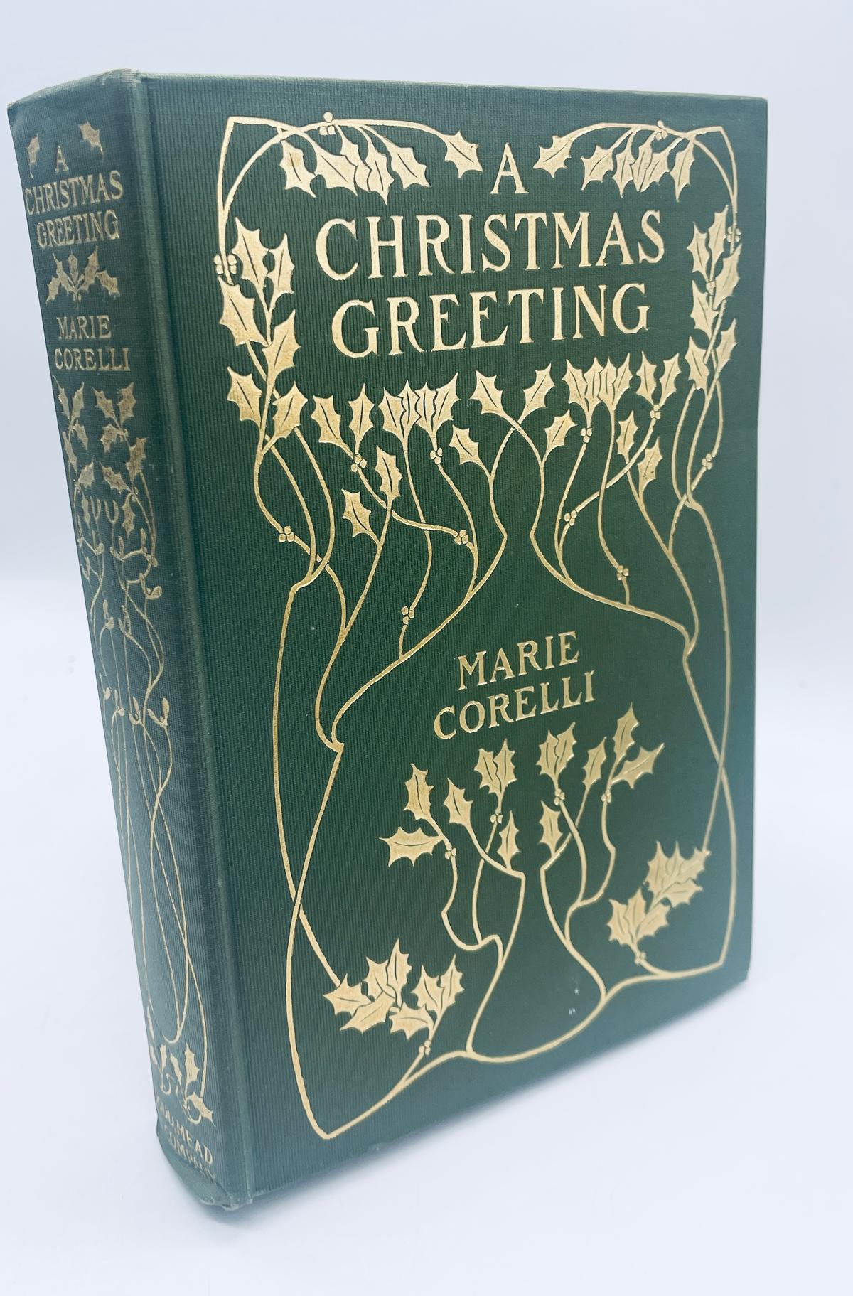 A CHRISTMAS GREETING by Marie Corelli (1903) Decorative Binding