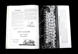 1944 Indiana Vs Northwestern Official College Football Game Program Homecom