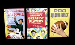 (11) 1950-1970's Sports Reference Books Lucky To Be A Yankee Joe Dimaggio B