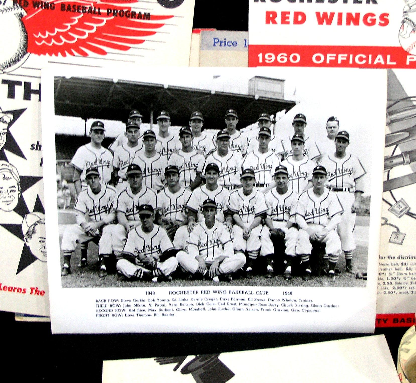 Grouping of Minor League Baseball Team Rochester Red Wings Memorabilia, 195