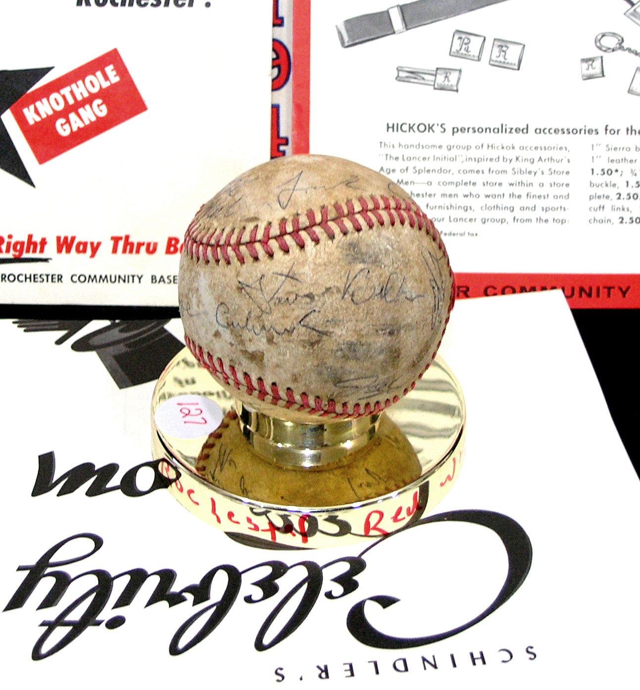 Grouping of Minor League Baseball Team Rochester Red Wings Memorabilia, 195