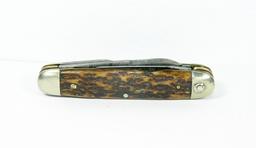 E.C. Simmons Keen Kutter 4-Blade Utility Jack Knife. Has Saber Ground Spear