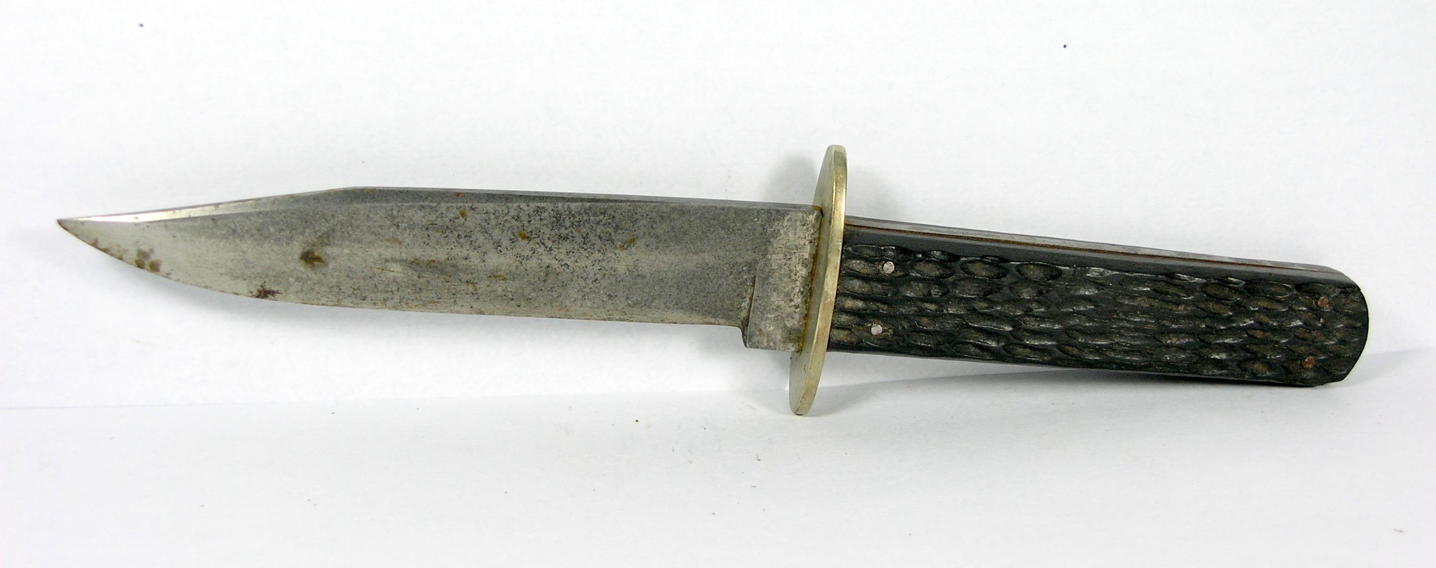 1920s-1930s KA BAR Union Cut Co. Olean, NY 5" Saber Blade Bowie Hunter Knif
