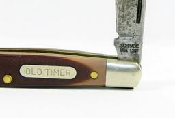 Schrade Old Timer 12OT 1-Blade Peanut Knife.