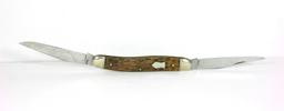 1940-1950's Schrade Walden, N.Y.U.S.A. #787  4" Muskrat Jack knife. Gorgeou
