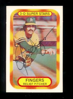 1977 Kelloggs Xograph 3D Baseball Card #51 of 57 Hall of Famer Rollie Finge
