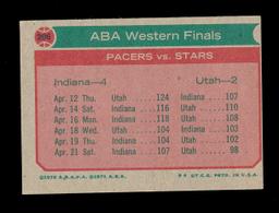 1973 Topps Basketball Card #206 ABA Western Finals Game Pacers vs Stars