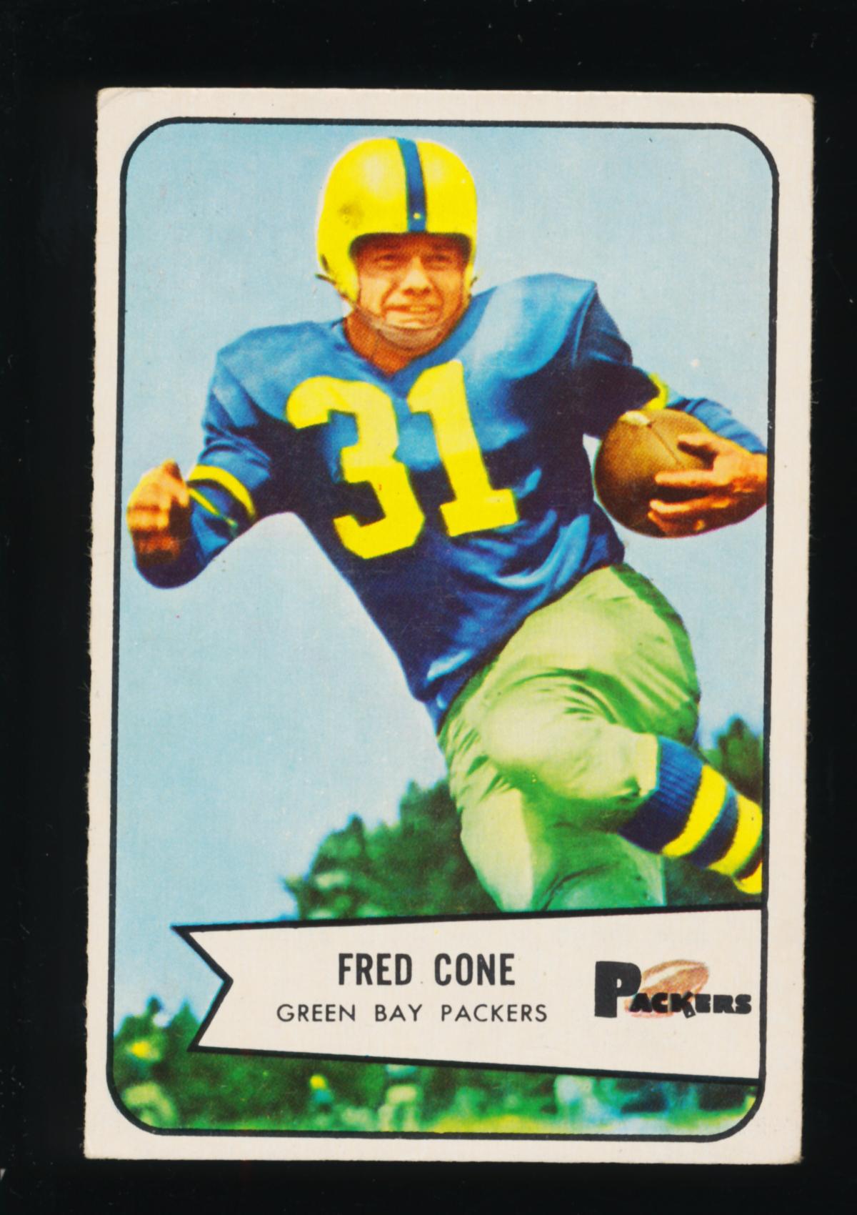 1954 Bowman Football Card #46 Fred Cone Green Bay Packers