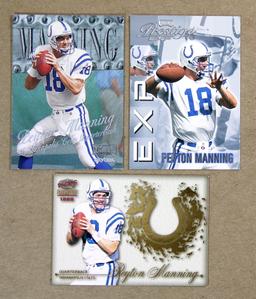 (5) 1999 (2nd Year) Peyton Manning Football Cards