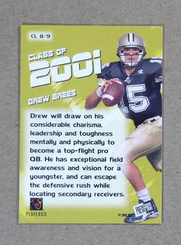 2001 PessPass ROOKIE Football Card #CL 8/9 Rookie Drew Brees Purdue Boilerm