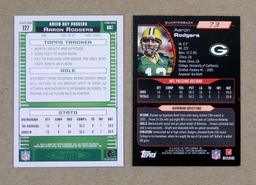 (5) 2006 (2nd Year) Aaron Rodgers Football Cards
