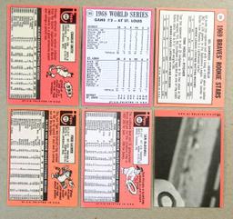 (12) 1969 Topps Low Number Baseball Cards (Commons).  EX or Higher Grade Co