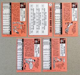 (10) 1969 Topps High Number Baseball Cards (Commons).  EX or Higher Grade C