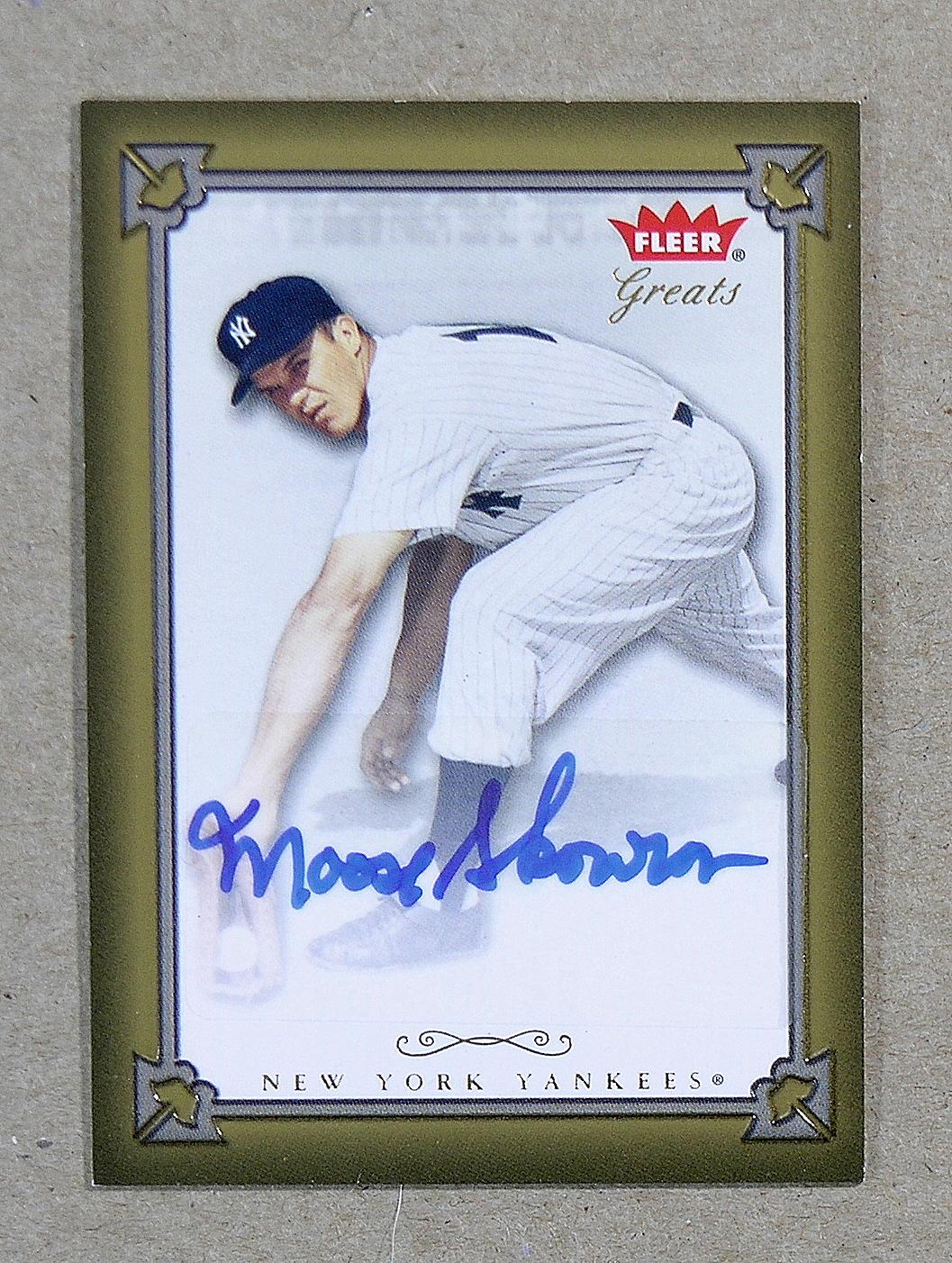2004 Fleer AUTOGRAPHED Baseball Card #GBA-MS2 Moose Skowron New York Yankee