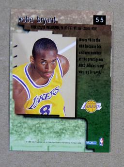 1996 Skybox Premium ROOKIE Basketball Card #55 Rookie Kobe Bryant Los Angel