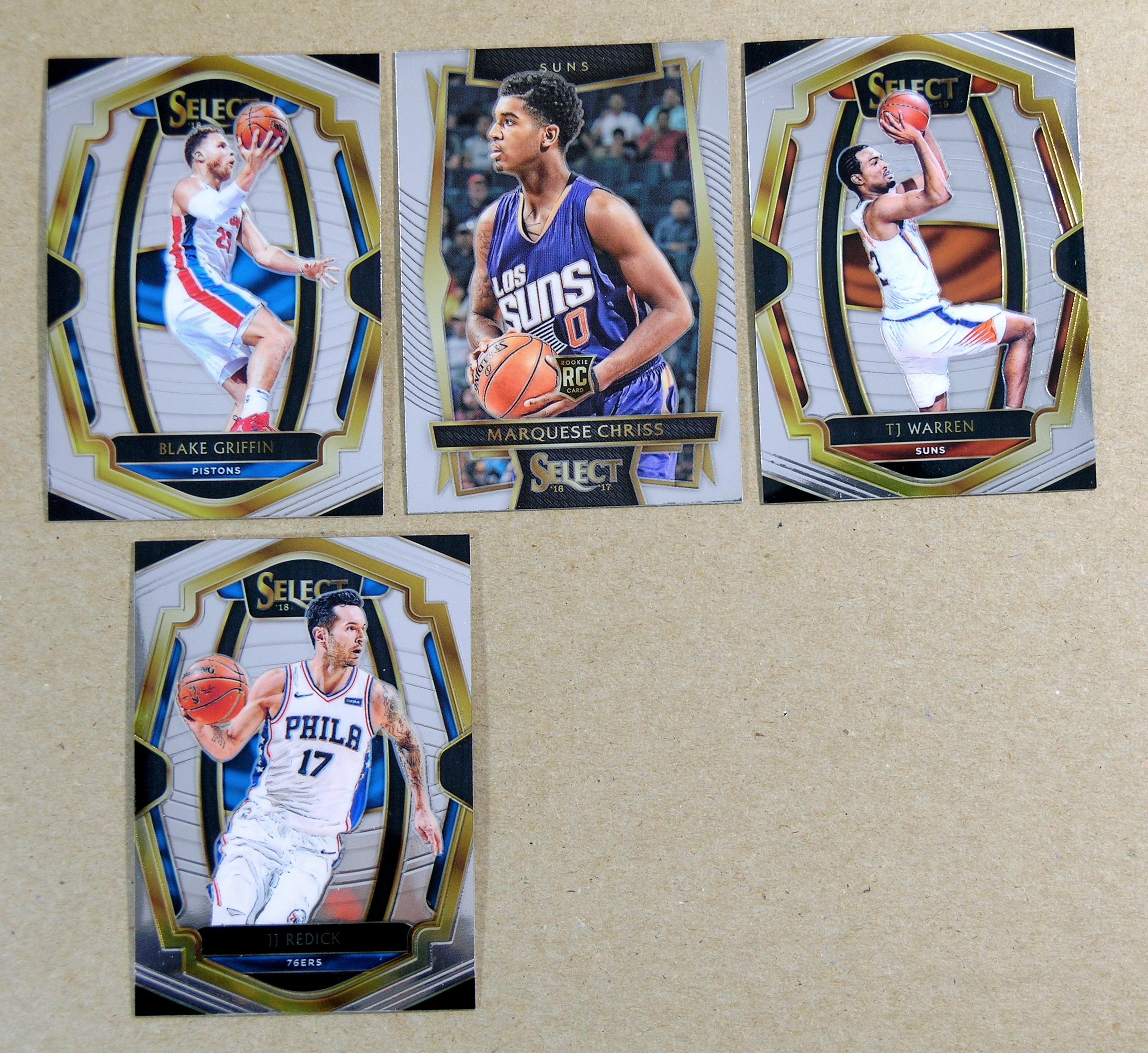 (7) Panini Select Basketball Cards