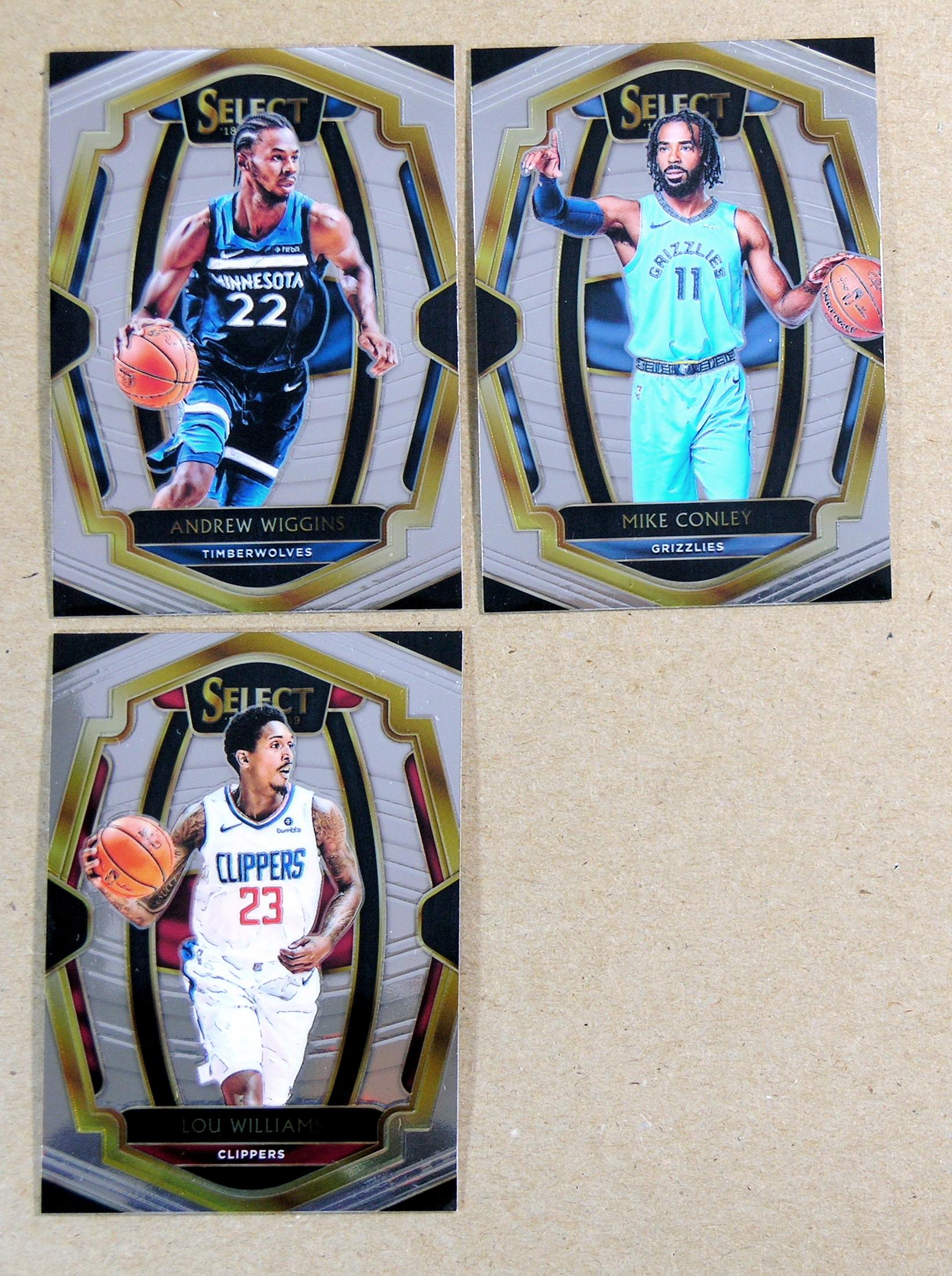 (7) Panini Select Basketball Cards