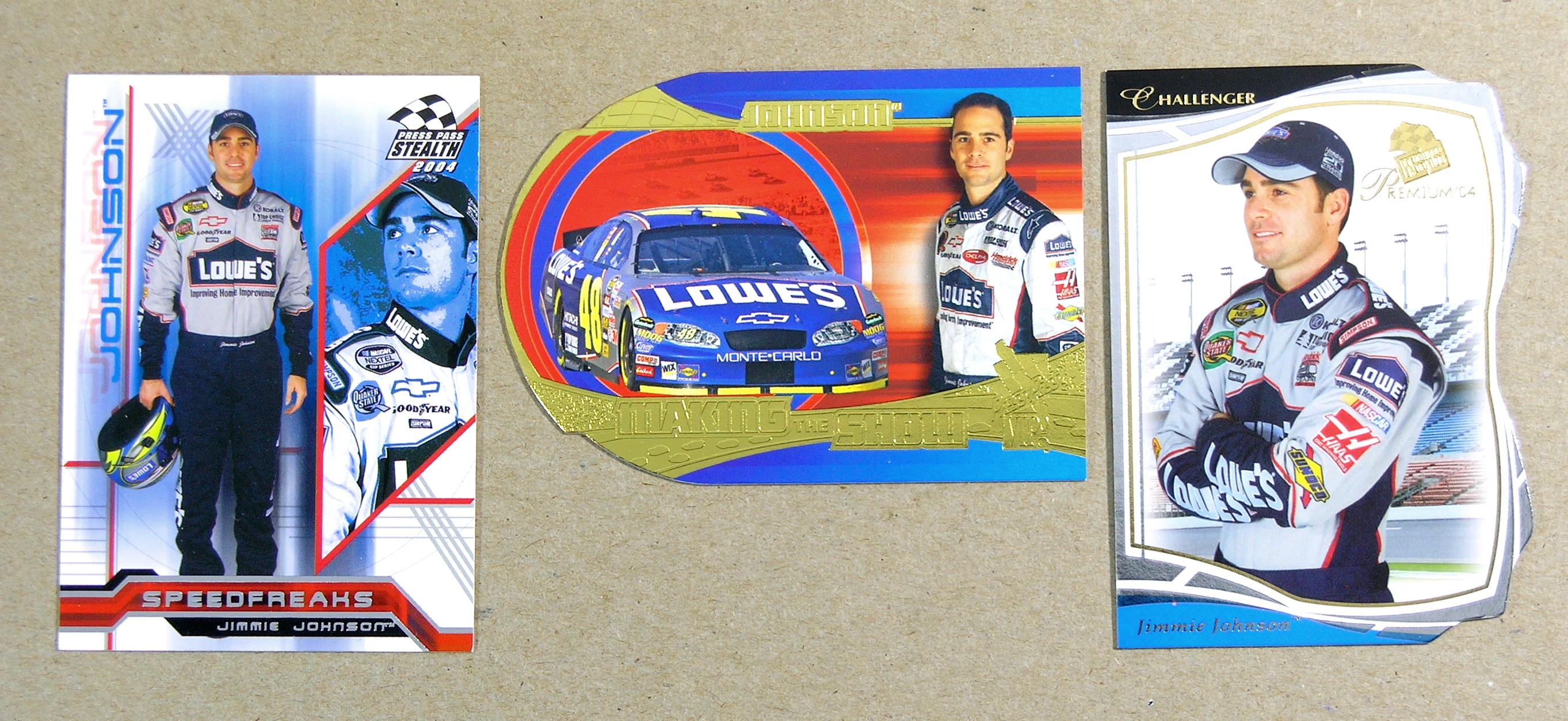 (7) Jimmie Johnson NASCAR Collector Cards