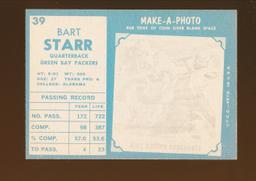 1961 Topps Football Card #39 Hall of Famer Bart Starr Green Bay Packers