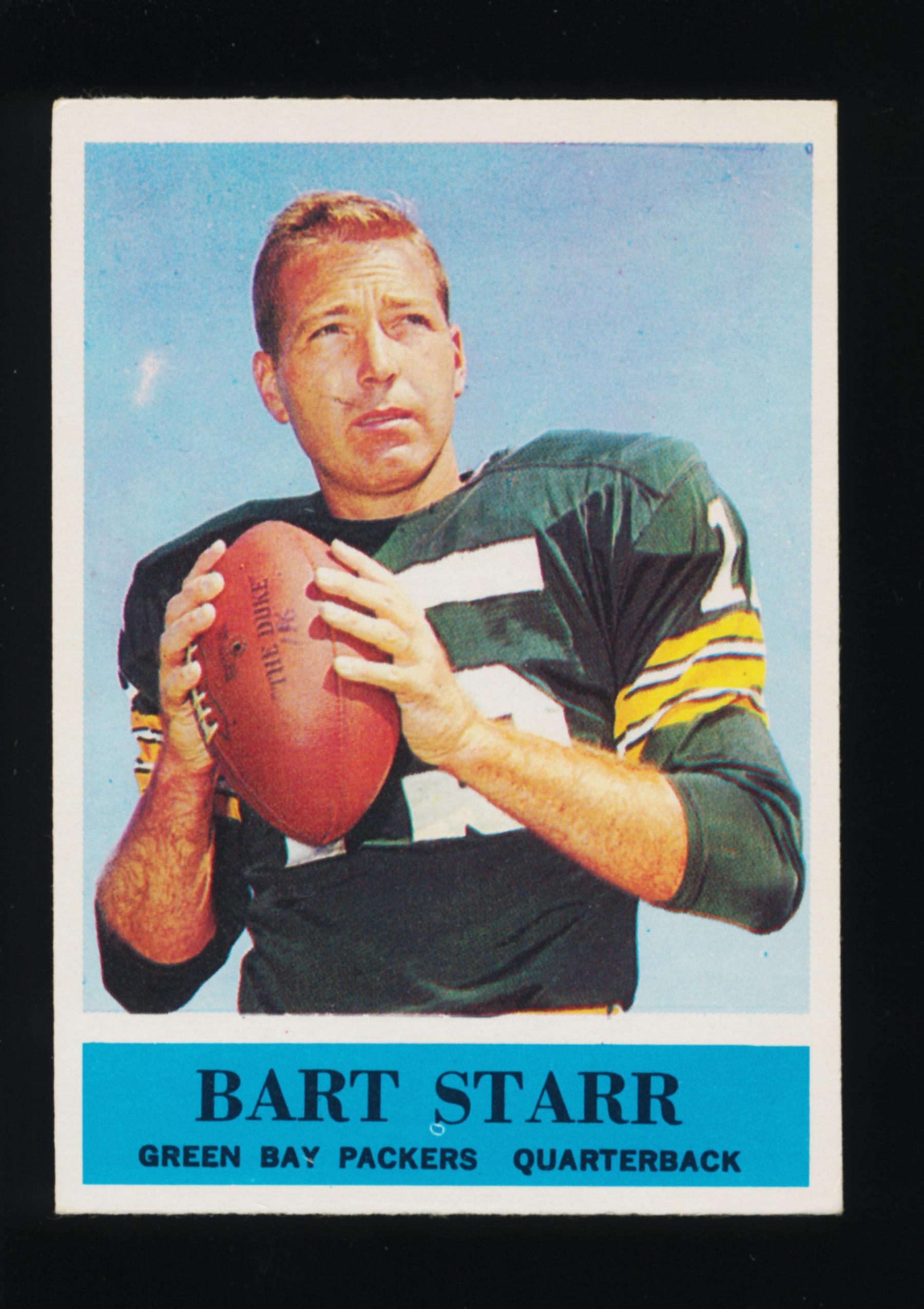 1964 Philadelphia Football Card #79 Hall of Famer Bart Starr Green Bay Pack