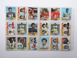 (225) 1975 Topps Football Cards VG/EX to EX Conditions