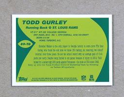 2015 Topps Chrome ROOKIE Football Card #89-TG Todd Gurley St Louis Rams