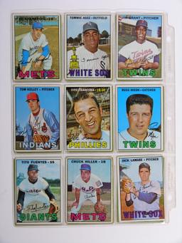 (36) 1967 Topps Baseball Cards. Low Grades