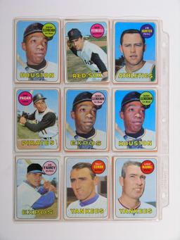 (72) 1969 Topps Football Cards VG/EX Conditions