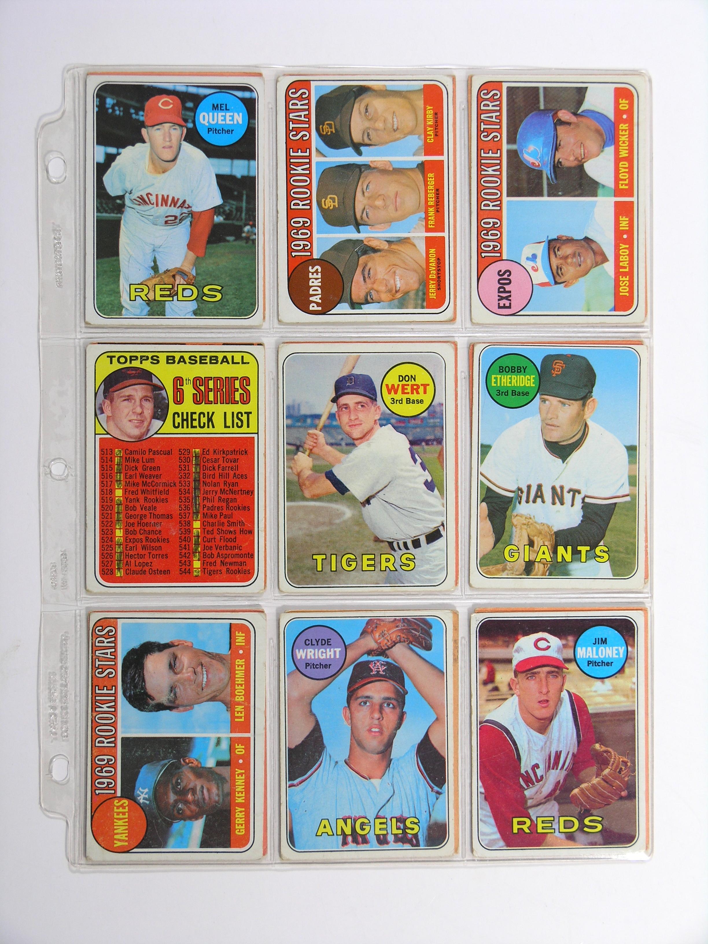 (72) 1969 Topps Football Cards VG/EX Conditions