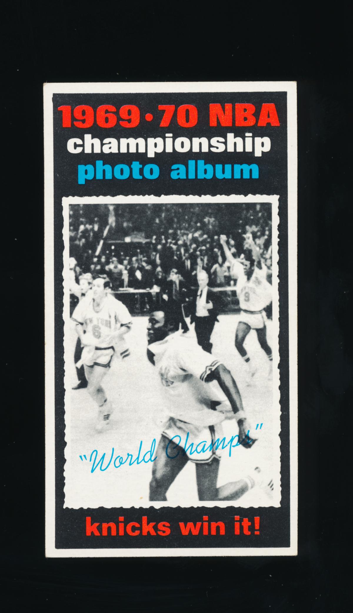 1970-71 Topps Basketball Card #175 NBA Championship Series Knicks Win It !