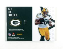 2020 Panini Phoenix ROOKIE-GAME WORN JERSEY Football Card #25 Rookie AJ Dil