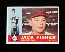 1960 Topps ROOKIE Baseball Card #46 Rookie Jack Fisher Baltimore Orioles