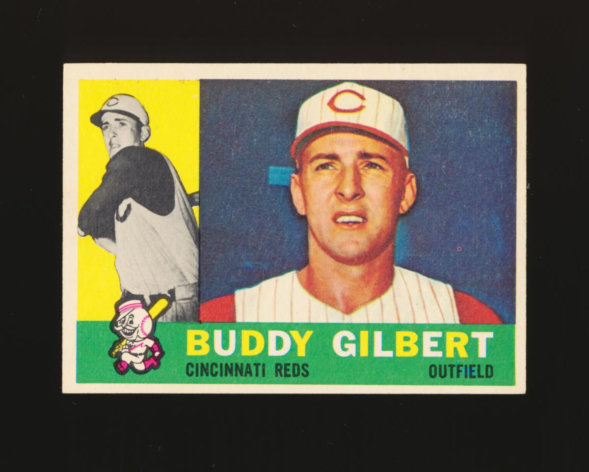1960 Topps ROOKIE Baseball Card #359 Rookie Buddy Gilbert