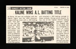 1964 Topps Giant Baseball Card #12 Hall of Famer Al Kaline Detroit Tigers