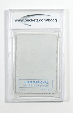 1969 Topps Deckle Edge Baseball Card #32 Hall of Famer Jaun Marichal San Fr