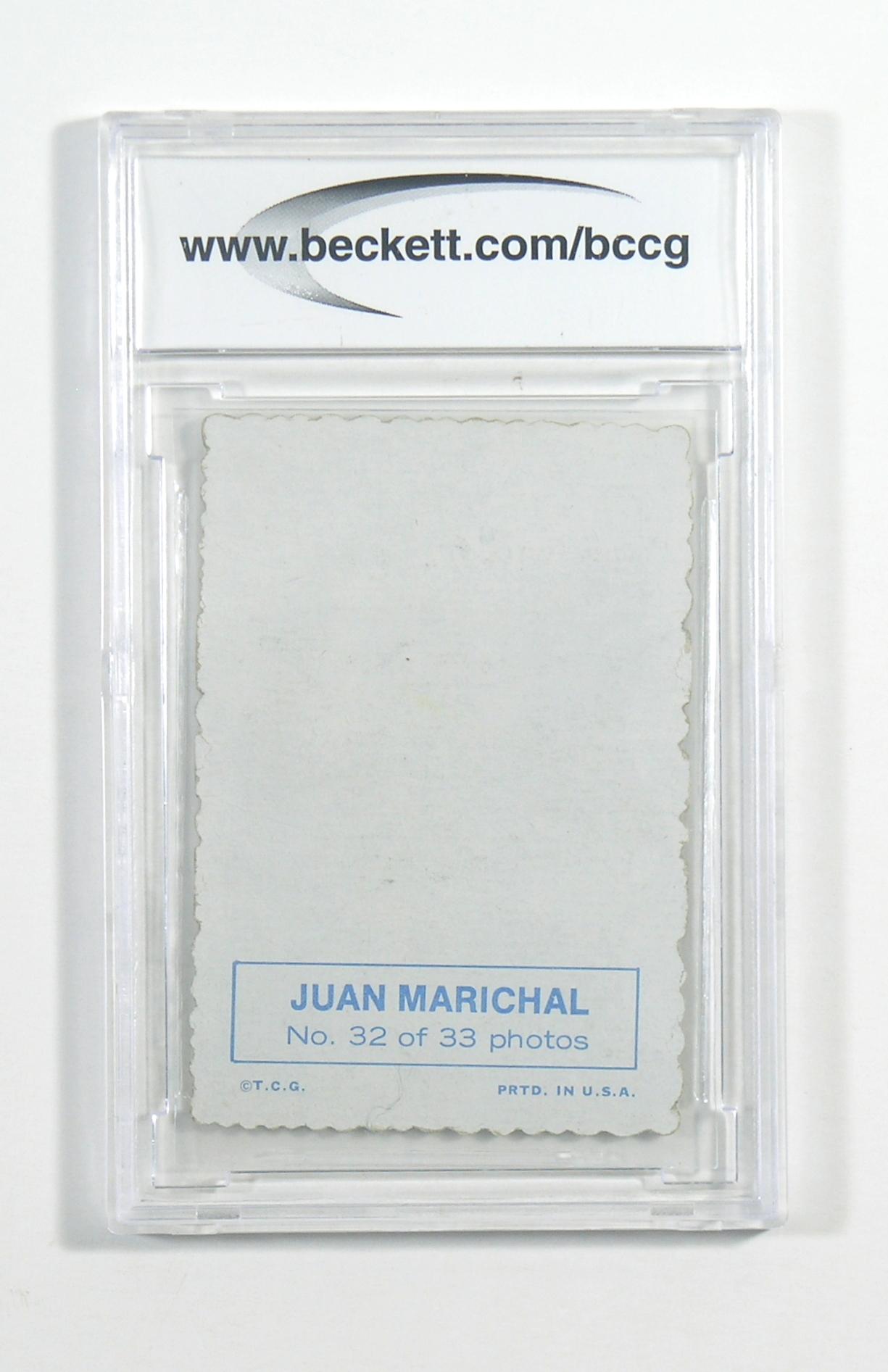 1969 Topps Deckle Edge Baseball Card #32 Hall of Famer Jaun Marichal San Fr