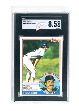 1983 Topps ROOKIE Baseball Card #498 Rookie Hall of Famer Wade Boggs Boston